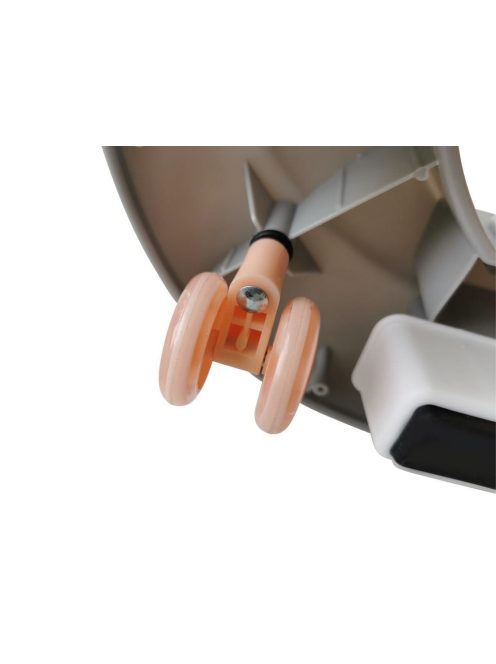Babydan Baby Walker összecsukható baba járóka, játéktálcával, rózsaszín