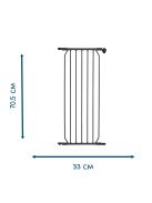 BabyDan toldalék 33 cm CombiFit/ Carl, fekete