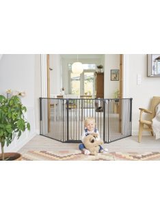 Univerzális térkorlát BabyDan CombiFit L, fekete