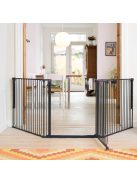 Univerzális térkorlát BabyDan CombiFit L, fekete