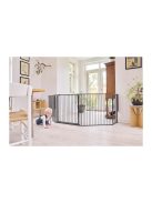 Univerzális térkorlát BabyDan CombiFit XL, fekete