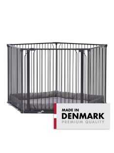 Univerzális BabyDan CombiFit 5 oldalú járóka, fekete