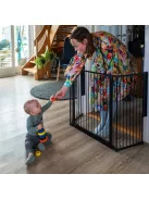 Univerzális térkorlát BabyDan Carl Wide, fekete