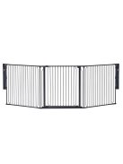 Univerzális térkorlát BabyDan Carl X Wide, fekete