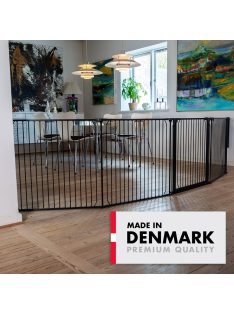 Univerzális térkorlát BabyDan Carl XXX Wide, fekete