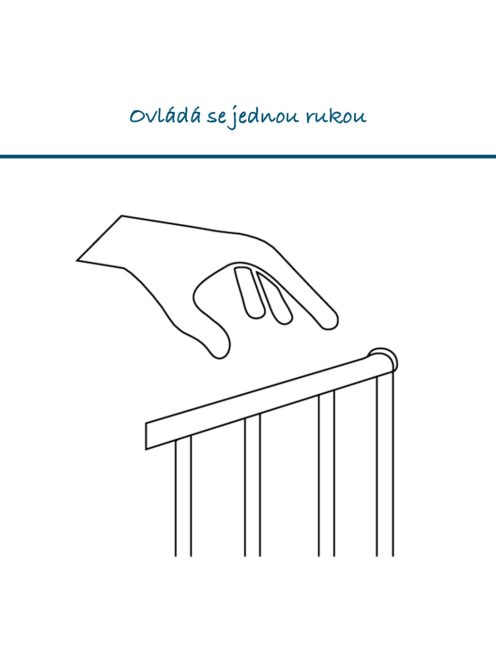 Univerzális térkorlát BabyDan Carl XXX Wide, fekete