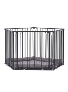 Univerzális járóka BabyDan Carl Pentagon Playpen, fekete