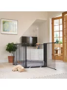 Univerzális járóka BabyDan Carl Pentagon Playpen, fekete