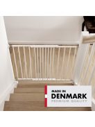 BabyDan Emma fehér fém ajtórács  56,5-81,5 cm, csavarozható
