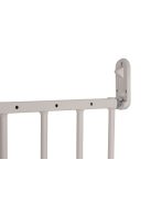 BabyDan Emma fehér fém ajtórács  56,5-81,5 cm, csavarozható