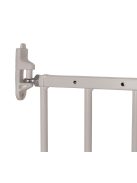 BabyDan Emma fehér fém ajtórács  56,5-81,5 cm, csavarozható