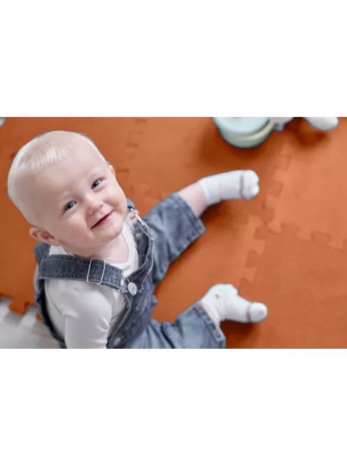 Baby Dan Puzzle habszivacs játszószőnyeg Mocca 90x90 cm