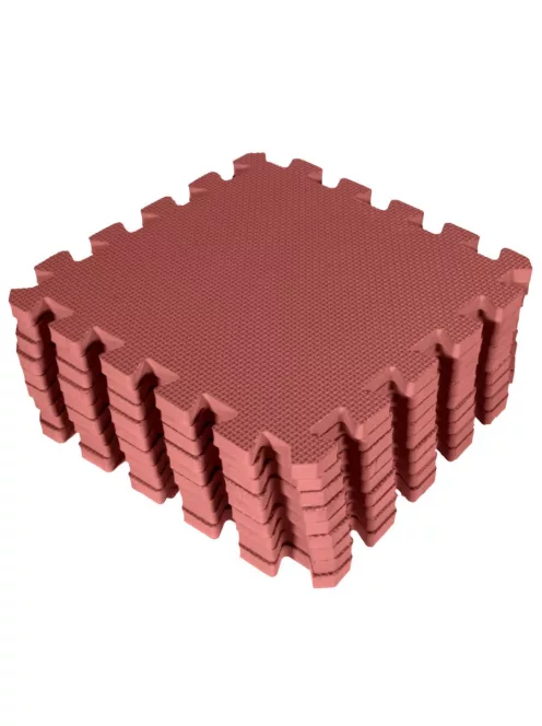 Baby Dan Puzzle habszivacs játszószőnyeg Warm Rose 90x90 cm