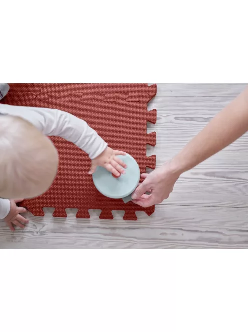 Baby Dan Puzzle habszivacs játszószőnyeg Warm Rose 90x90 cm