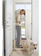 Babydan Premier PET GATE magas rács 73-80 cm, fehér