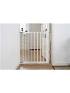 Babydan SlimFit védőrács, fehér fém, 60,5-66,5cm