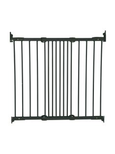   Babydan Flexi Fit fekete fém biztonsági ajtórács 67-105,5 cm, csavaros