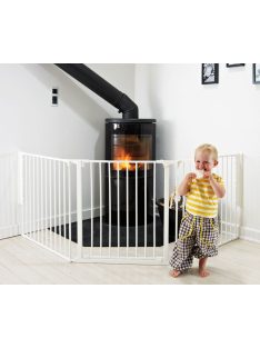 Babydan Flex L térkorlát 90-225 cm fehér