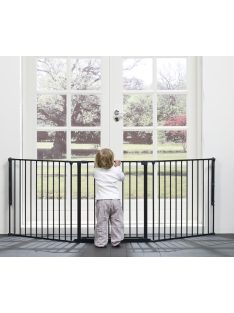Babydan Flex L térkorlát 90-225 cm fekete