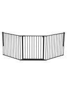 Babydan Flex L térkorlát 90-225 cm fekete