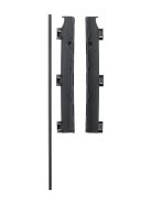 BabyDan Védőrács kutyáknak Pet Flex L, fém, fekete