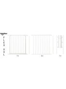 Babydan Flex XXL térkorlát 90-350 cm fehér