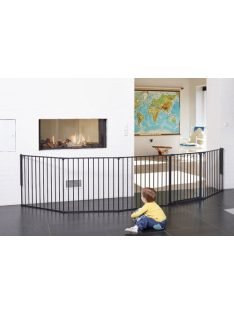 Babydan Flex XXL térkorlát 90-350 cm fekete