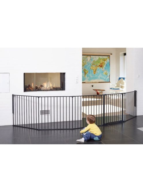 Babydan Flex XXL térkorlát 90-350 cm fekete