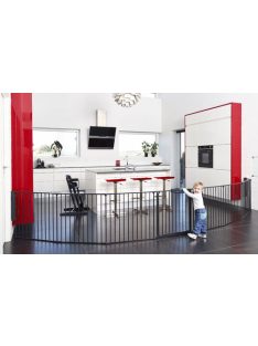 Babydan Flex XXL térkorlát 90-350 cm fekete