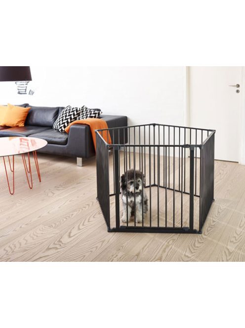 Babydan Flex XXL térkorlát 90-350 cm fekete