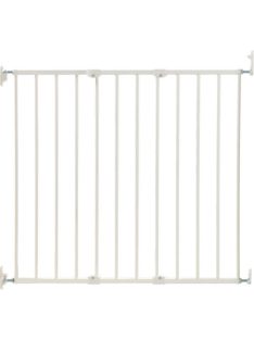 Pet Gate Streamline védőrács, fehér fém 63,5-107 cm