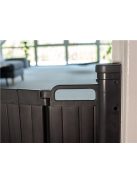 Babydan Guard Me Black összecsukható ajtórács 55-89 cm, fekete