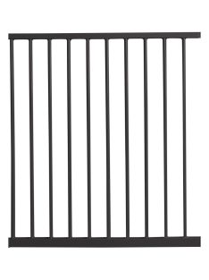   Babydan Extra széles fém toldalék Asta és Premier rácsokhoz 64,5 cm fekete