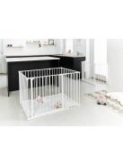 BabyDan Square playpen fehér járóka + matrac