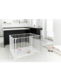 BabyDan Square playpen fehér járóka + matrac