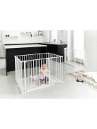 BabyDan Square playpen fehér járóka + matrac