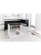 BabyDan Square playpen fehér járóka + matrac