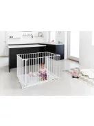 BabyDan Square playpen fehér járóka + matrac