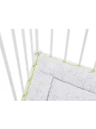 BabyDan Square playpen fehér járóka + matrac