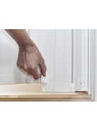 BabyDan Alma Fehér lamellás ajtórács 55-89 cm, csavarozható