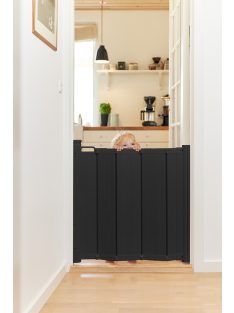   BabyDan Alma Fekete lamellás ajtórács 55-89 cm, csavarozható