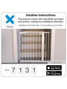 Védőrács  Babydan Maja White, 74-80 cm