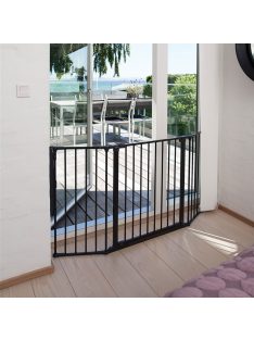 Babydan Supreme Olaf térkorlát 90 - 140 cm fekete