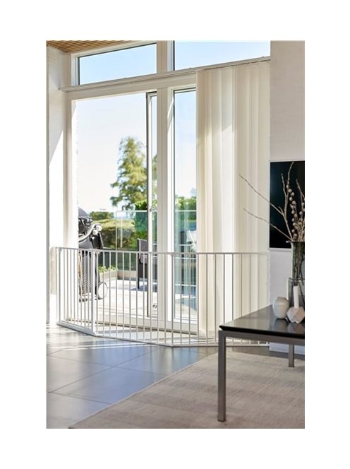 Babydan Supreme Olaf X térkorlát 90 - 225 cm fehér