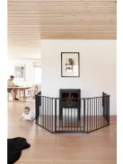 Babydan Supreme Olaf XXX térkorlát 90 - 350 cm fekete