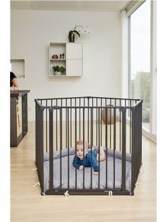 BabyDan Supreme OLAF Pentagon járóka matraccal fekete