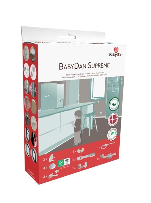 BabyDan Starter safety set biztonsági csomag 16 db, BIO