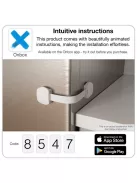 BabyDan Multi Purpose Lock univerzális zár fiókhoz, szekrényajtóhoz, BIO