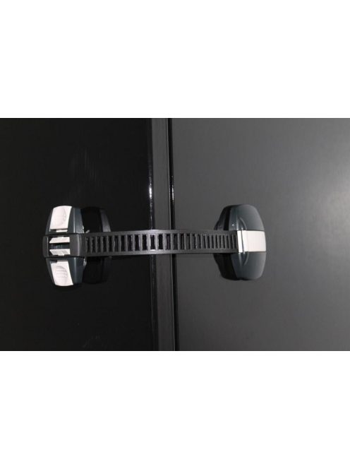 BabyDan Multi Purpose Lock univerzális zár fiókhoz, szekrényajtóhoz BIO, charcoal