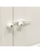 BabyDan Slide Lock fogantyúra erősíthető zár szekrényajtóra 2 db, BIO